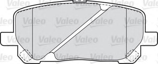 VALEO 598541 Brake Pad Set, disc brake
